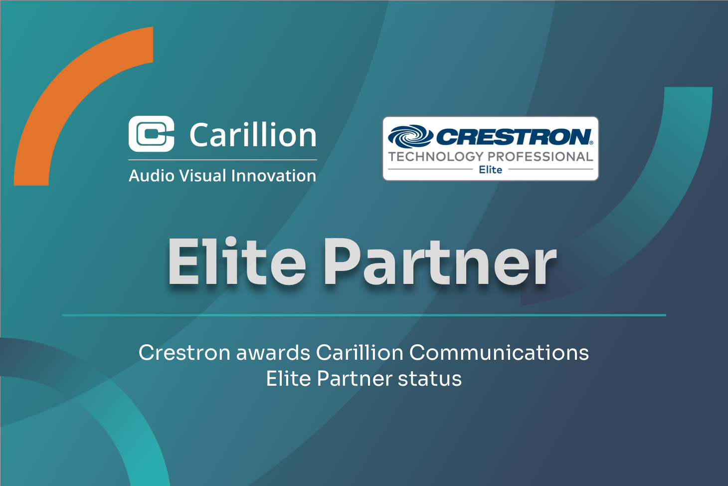 Thumbnail image for article Carillion Communications is accredited as an Elite Partner by Crestron